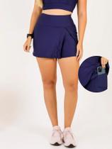 Short Saia Fitness Moda Evangélica Academia Com Bolso Abertura Fenda Suplex Beach Tennis The Start Short Saia Fitness Moda Evangélica Academia Com Bolso Abertura Fenda Suplex Beach Tennis The Start