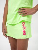 Short Saia Infantil Dry Cool Beach Tennis Verde Neon Short Saia Infantil Dry Cool Beach Tennis Verde Neon