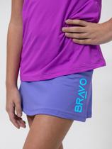 Short Saia Infantil Dry Cool Beach Tennis Violeta Short Saia Infantil Dry Cool Beach Tennis Violeta