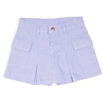 Short Saia Infantil Mania Kids Collor na cor Lilás Short Saia Infantil Mania Kids Collor na cor Lilás