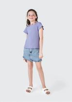 Short Saia Infantil Menina Jeans Estonado - Hering Kids