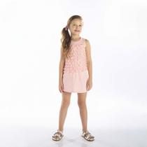 Short Saia Infantil Menina - Rosa - 52311-11 Short Saia Infantil Menina - Rosa - 52311-11