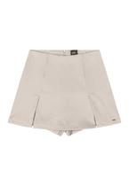 Short-Saia Juvenil em Tecido Gloss