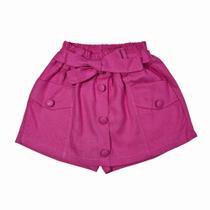 Short Saia Menina Shortinho Infantil Primavera Verão
