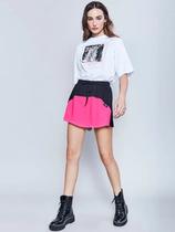 Short Saia Mix Tecidos Authoria