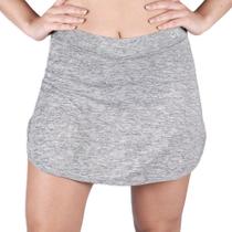 Short Saia Up Basic Mescla/Preto Short Saia Up Basic Mescla/Preto