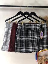 Short saia xadrex