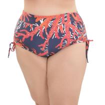 Short Saída Praia Drapeado Lateral Ajustável Plus Size Arsiè Short Saída Praia Drapeado Lateral Ajustável Plus Size Arsiè