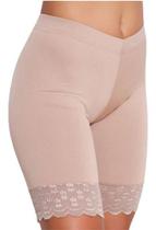Short Segunda Pele Anagua Com Renda Usa Debaixo Da Roupa - R62 Short Segunda Pele Anagua Com Renda Usa Debaixo Da Roupa - R62