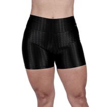 Short Selene 3D Super Elastano Preto Feminino