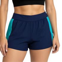 Short Selene Duplo com Recorte Sport Feminino Short Selene Duplo com Recorte Sport Feminino