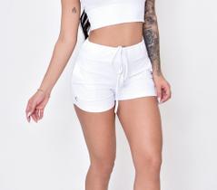Short Shine+Top Light Branco TAM M Missunshine Short Shine+Top Light Branco TAM M Missunshine