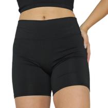 Short Shortinho Feminino Academia Empina Bumbum Colado Liso