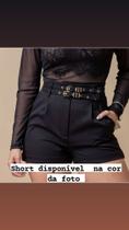 Short social preto tamanho g Short social preto tamanho g