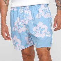 Short Taco Estampado Hibiscus Masculino