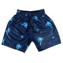 Short Tactel Bermuda Infantil Moda Praia Estampado