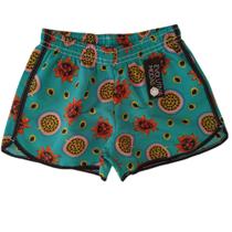Short Tactel Estampado Feminino Adulto