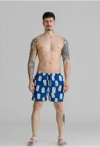 Short tactel estampado smile john cunningham tamanho g Short tactel estampado smile john cunningham tamanho g