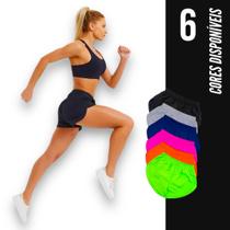 Short TACTEL feminino com bolsos Corrida Academia Yoga Praia Verão 661