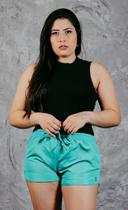 Short Tactel Feminino Moda Praia e Academia, confortável