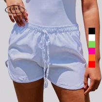 short tactel feminino Variaa cores e Tamanhos saida de praia