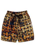 Short Tactel Infantil Caramelo / Piradinhos