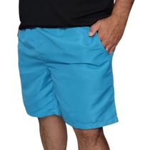 Short Tactel Masculino Colorido Bermuda Lisa
