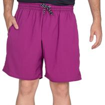 Short Tactel Masculino Elástico Com Cordão Liso Verão