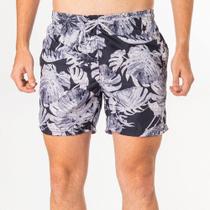 Short Tactel Masculino Estampa Verão Com Cordão E Bolso