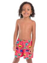 Short Tactel Masculino Infantil Solenza Moda Praia