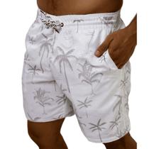 Short Tactel Masculino Praia Academia Treino de coqueiros