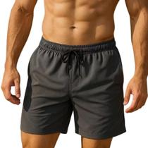 Short Tactel Masculino Praia Verão Casual Academia Com Elastano
