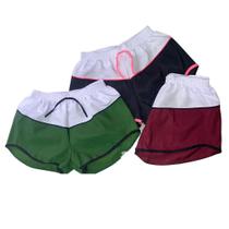 Short Tactel Moda Praia Fitness