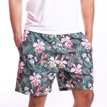 Short Tactel Ox Silver Floral Flores