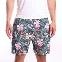 Short Tactel Ox Silver Floral Flores