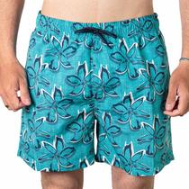 Short Tactel Resumo Floral Sortido Masculino