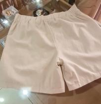 Short Tamanho G Com Bolso e Elástico Na Cintura Tercido Linho. Short Tamanho G Com Bolso e Elástico Na Cintura Tercido Linho.