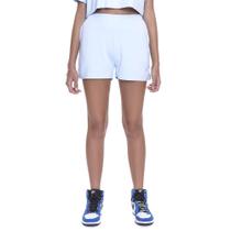Short Teen Amofany Em Moletom Com Bolso Franzido - AZUL - P Short Teen Amofany Em Moletom Com Bolso Franzido - AZUL - P