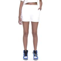 Short Teen Amofany Em Moletom Com Bolso Franzido - OFF WHITE - P Short Teen Amofany Em Moletom Com Bolso Franzido - OFF WHITE - P