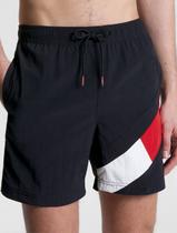 Short Tommy Hilfiger Masculino Medium Drawstring Swimwear Azul Marinho Tamanho:L/G