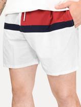 Short Tommy Hilfiger Medium Drawstring Colourblock Branco
