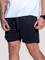 Short Treino Masculino Corrida Academia Mauricinho Tactel Dryfit