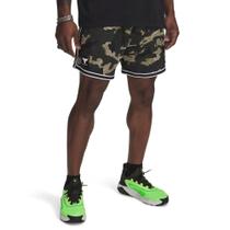 Short Under Armour Projeck Rock Mesh Verde Camo Masculino Short Under Armour Projeck Rock Mesh Verde Camo Masculino