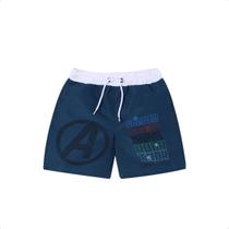 Short UV Infantil Personagens Avengers Marvel 4 a 10 anos - Short UV Infantil Personagens Avengers Marvel 4 a 10 anos -