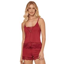 Shortdoll Noir Alça Renda Microfibra Liebe - 136200 LIEBE Shortdoll Noir Alça Renda Microfibra Liebe - 136200 LIEBE