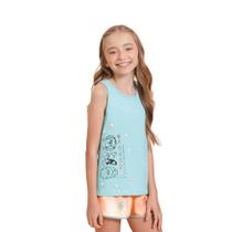 Shortdoll Regata Feminino Infantil Lua Encantada - 11130086 LUA