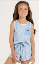 Shortdoll Regata Infantil Cor Com Amor - 2050054 COR Shortdoll Regata Infantil Cor Com Amor - 2050054 COR