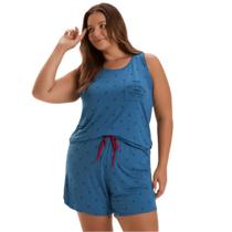 Shortdoll Regata Plus Viscose Cor Com Amor - 2020085