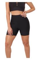 Shortinho Academia Feminino Treino Liso Em Suplex