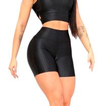 Shortinho curto feminino 3D poliamida academia cross